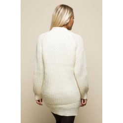 Fed varm uld cardigan fra Long Island. Gennemknappet. Tilbud