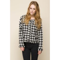 Foret jakke i klassisk hanefjed mnster. Tilbud