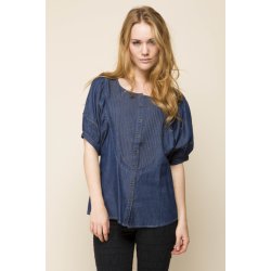 Tunika i let jeansbl� stof. Tilbud