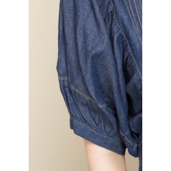 Tunika i let jeansbl� stof. Tilbud