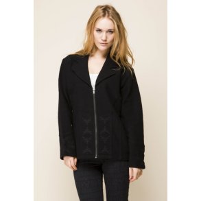 Jakk i 100% kogt uld, sort, fra Micha, tilbud