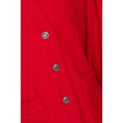   Uld jakke med knapper i en let kogt uld kvalitet. Tilbud.