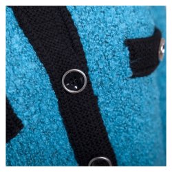  Jakke med mohair. Flot turkis. Micha. Tilbud