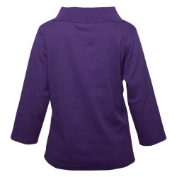 3/4 T-shirt fra Micha med flot detalje ved hals, rosa