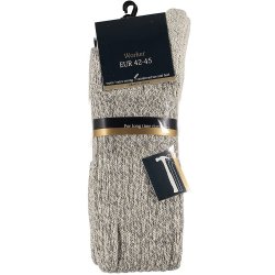 Knsokker med  47% uld, hl og t 100% uldfrotte  - ekstra slidstrke. TILBUD