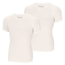 2-pack BAMBUS T-shirt rund hals