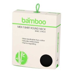 2-pack BAMBUS T-shirt rund hals