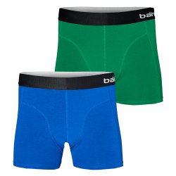 2-pack BAMBUS boksershorts, bl/gn