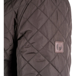 Vatteret jakke, ultra dark brown  - Preend - TILBUD