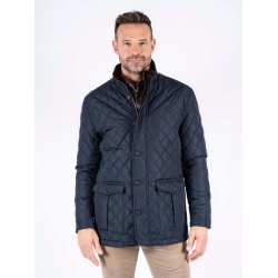 Vattert jakke, navy - Preend - TILBUD