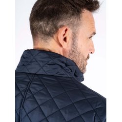 Vattert jakke, navy - Preend - TILBUD