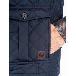 Vatteret vest, navy - Preend - TILBUD