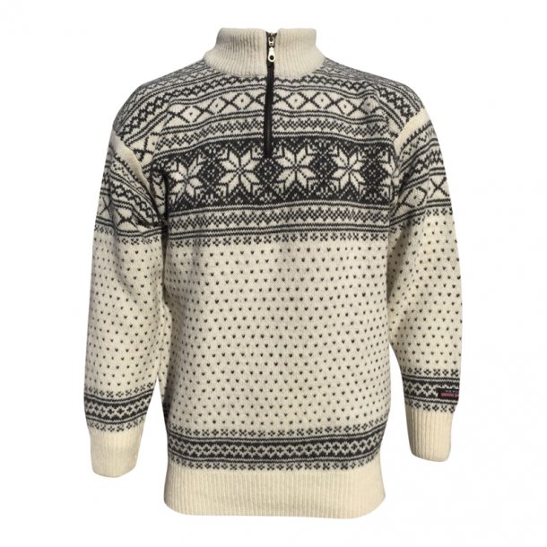 Strikket sweater i 100% Ren Ny Uld. Norsk - Strik og trøjer - Samsø Nature