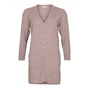 Lang cardigan fra MICHA, m .viskose. TILBUD