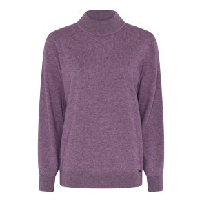 Bluse med cashmere fra Micha - TILBUD