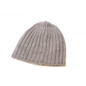 Strikket hue i 100% Ren Ny Uld med fleecefor. Gr. TILBUD