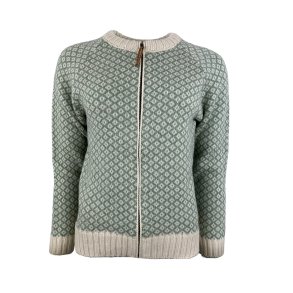 Cardigan fra FUZA WOOL, 100% merinould - TILBUD