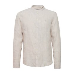 Hrskjorte med kinakrave, 100% hr, TILBUD