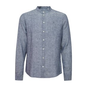 Hrskjorte med kinakrave, 100% hr, TILBUD