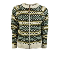 Cardigan fra FUZA WOOL, 100% merinould - TILBUD