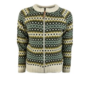 Cardigan fra FUZA WOOL, 100% merinould - TILBUD