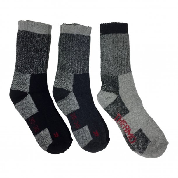 3-pack TERMO sokker med uld. TILBUD
