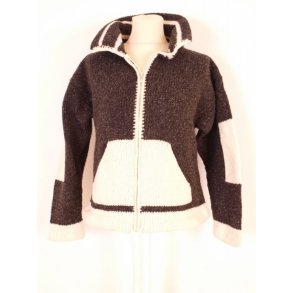 Jakke med uld/bomuld