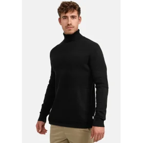 Endelig er den her igen - KRONSTADT, klassisk smandsrullekrave, 2 farver NAVY og SORT, 100% bomuld