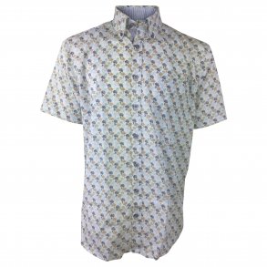 Kort�rmet skjorte, boumuld TILBUD