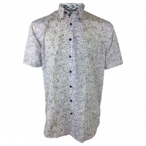 Skjorte, kort�rmet, bomuld TILBUD