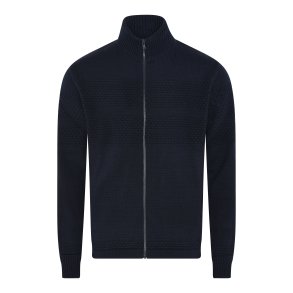 Smandsstrik, cardigan fra CLIPPER - TILBUD