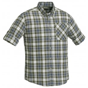 Skjorte, lang�rmet flannel, bomuld. TILBUD