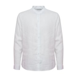 Hrskjorte med kinakrave, 100% hr, TILBUD