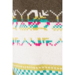 Cardigan, mnstret, 100% lammeuld. TILBUD