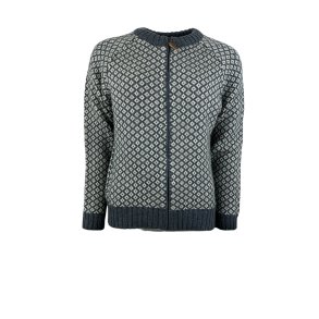 Cardigan fra FUZA WOOL, 100% merinould - TILBUD