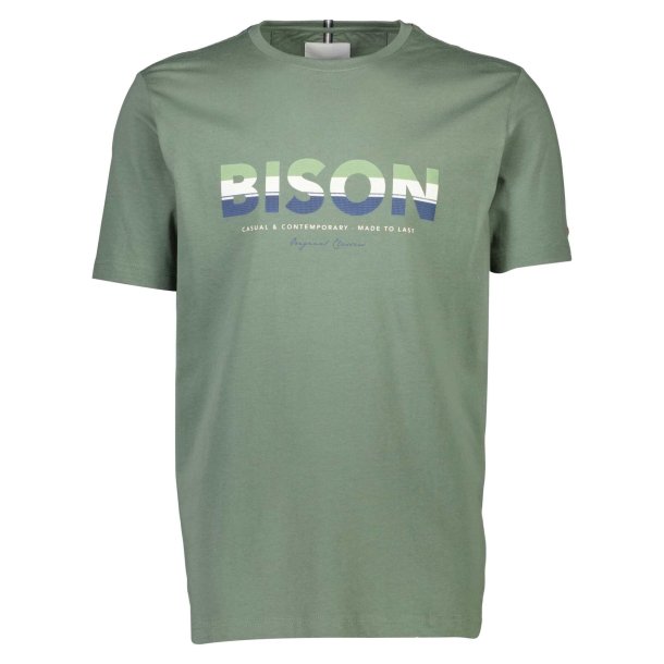 T-shirt fra BISON, 100% bomuld, TILBUD