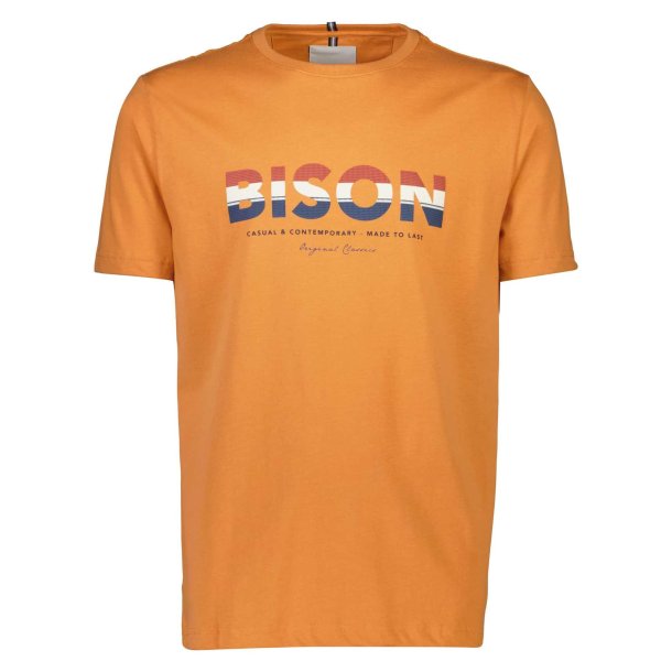 T-shirt fra BISON, 100% bomuld, TILBUD