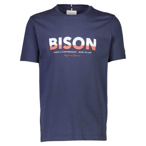 T-shirt fra BISON, 100% bomuld, TILBUD