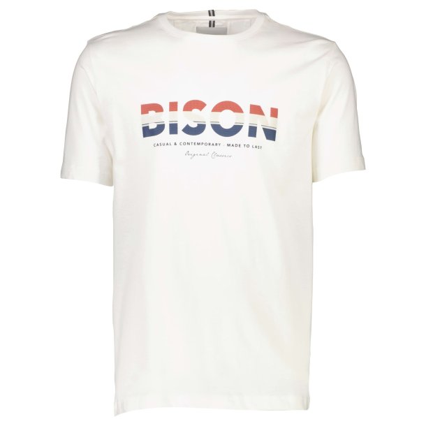 T-shirt fra BISON, 100% bomuld, TILBUD