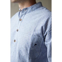 Lang natskjorte til herrer, Irland. 100% bomuld