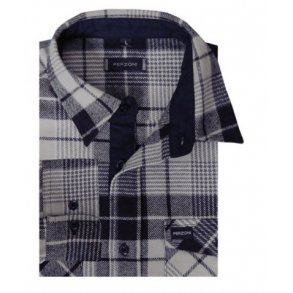 Skjorte, flannel, kraftig kvalitetTILBUD