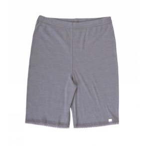 JOHA, benklder/shorts med uld/silke