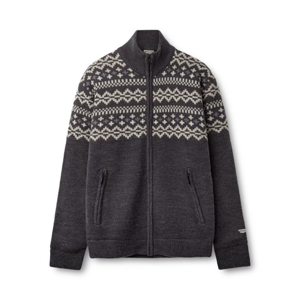 Windbreaker med uld fra KOPENHAKEN, TILBUD (gr�)