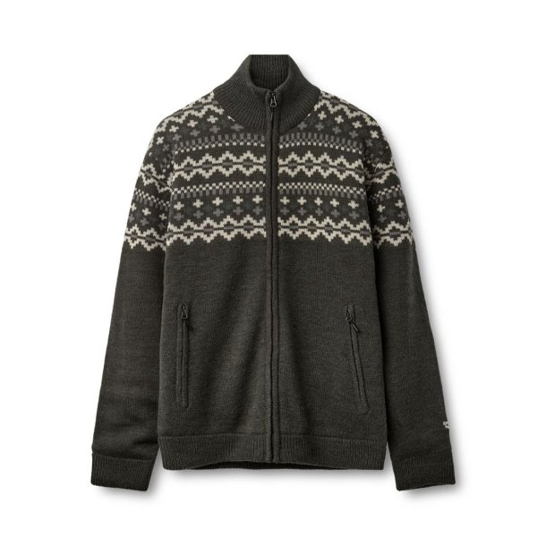 Windbreaker med uld fra KOPENHAKEN, TILBUD (gr�n)