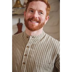 Lang natskjorte til herrer, Irland. 100% bomuld