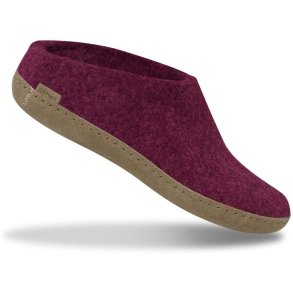 Glerups filttffel med skindsl, CRANBERRY, TILBUD