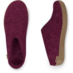 Glerups filttffel med skindsl, CRANBERRY, TILBUD