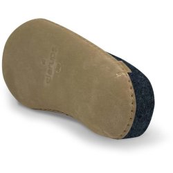 Glerups filttffel med skindsl, DENIM, BL, TILBUD