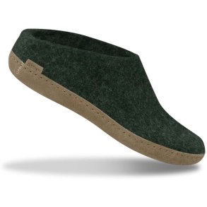 Glerups filttffel med skindsl, FOREST(mrkegrn), TILBUD