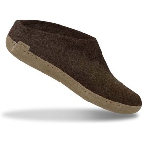 Glerups filttffel med skindsl, NATURE BROWN, TILBUD